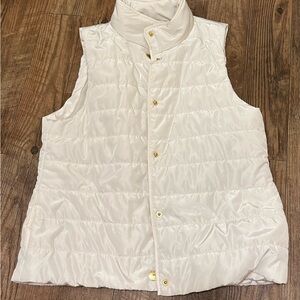 Michael Kors white Puffer Vest